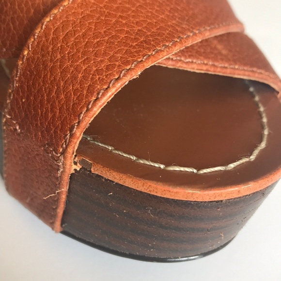 Ralph Lauren Leather Wedges - Picture 7 of 7